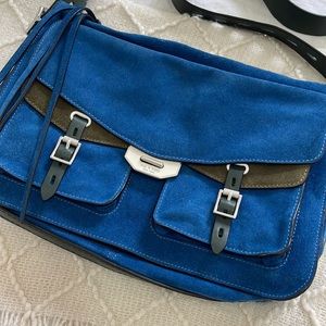 Rag & Bone suede field messenger bag